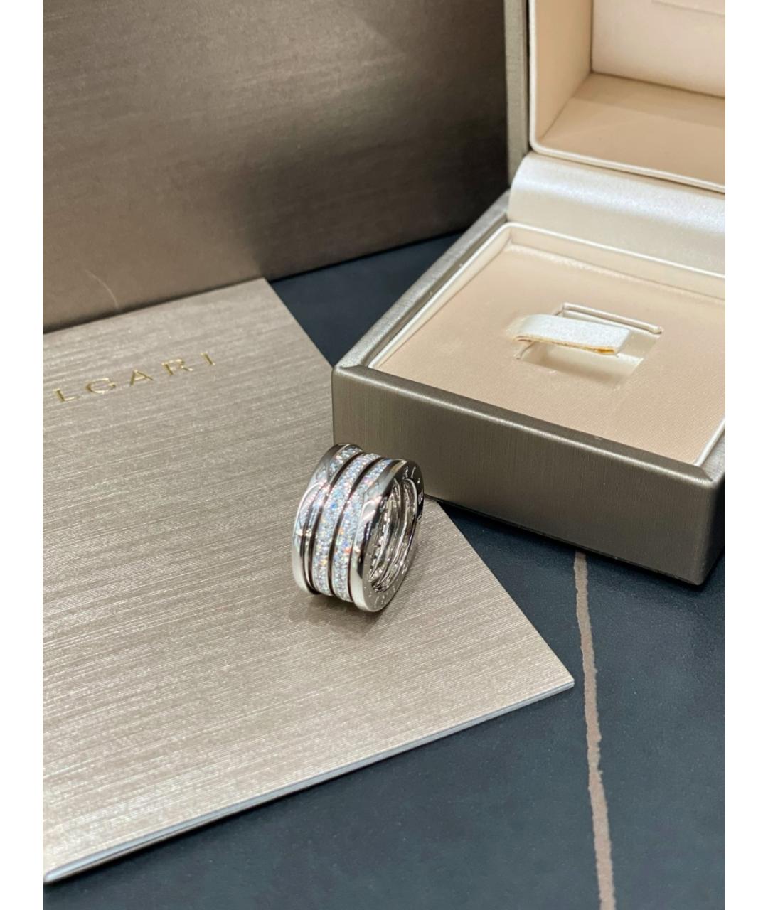 BVLGARI Серебряное кольцо из белого золота, фото 10