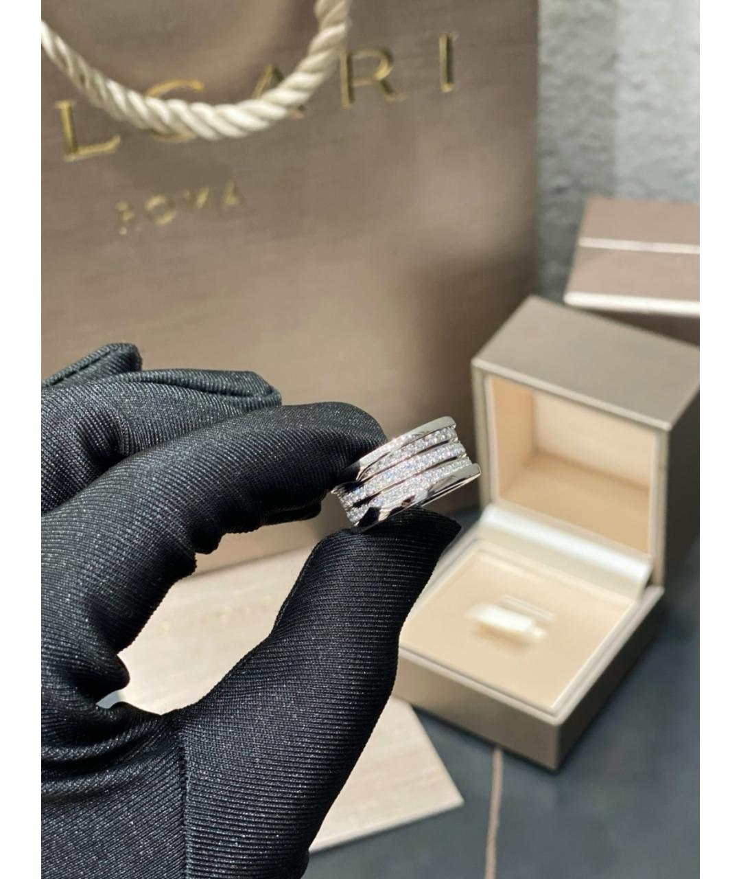 BVLGARI Серебряное кольцо из белого золота, фото 6