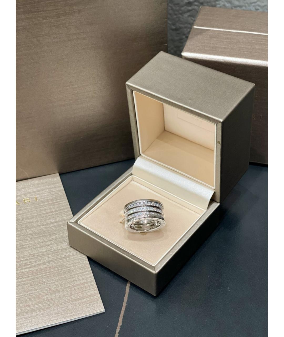 BVLGARI Серебряное кольцо из белого золота, фото 5