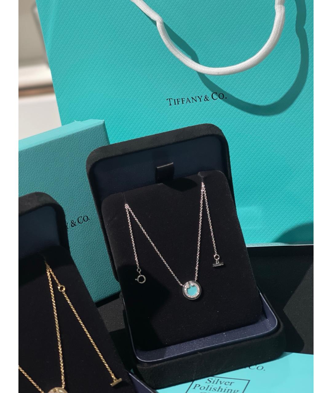TIFFANY&CO Серебряное колье из белого золота, фото 7