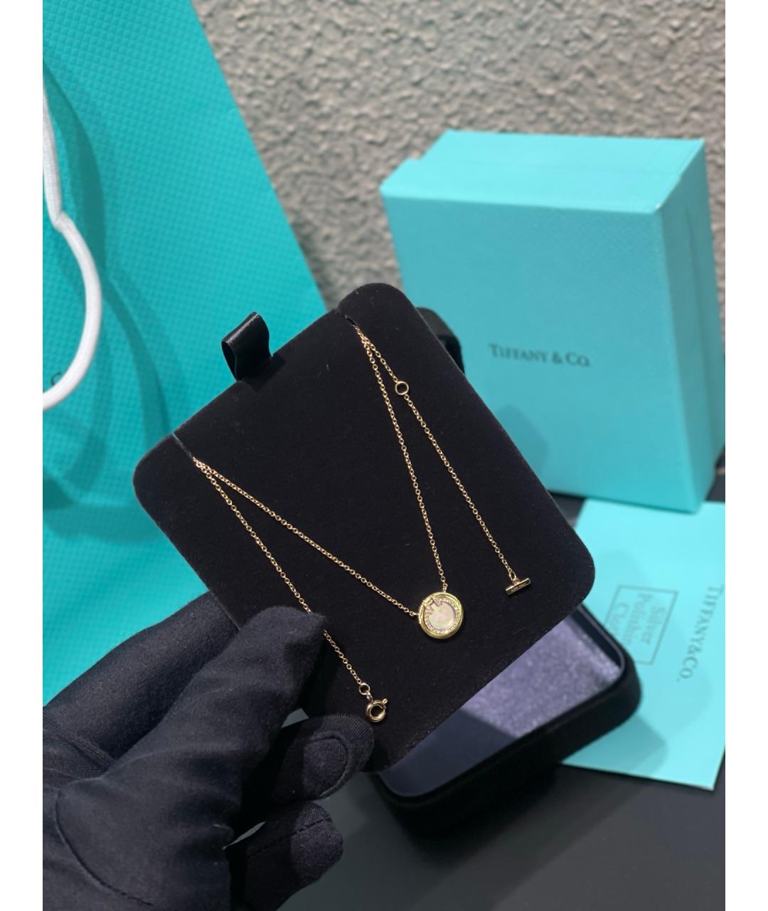 TIFFANY&CO Серебряное колье из белого золота, фото 5