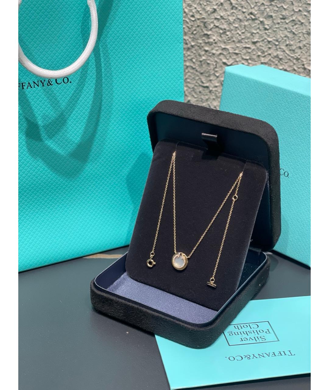 TIFFANY&CO Серебряное колье из белого золота, фото 3