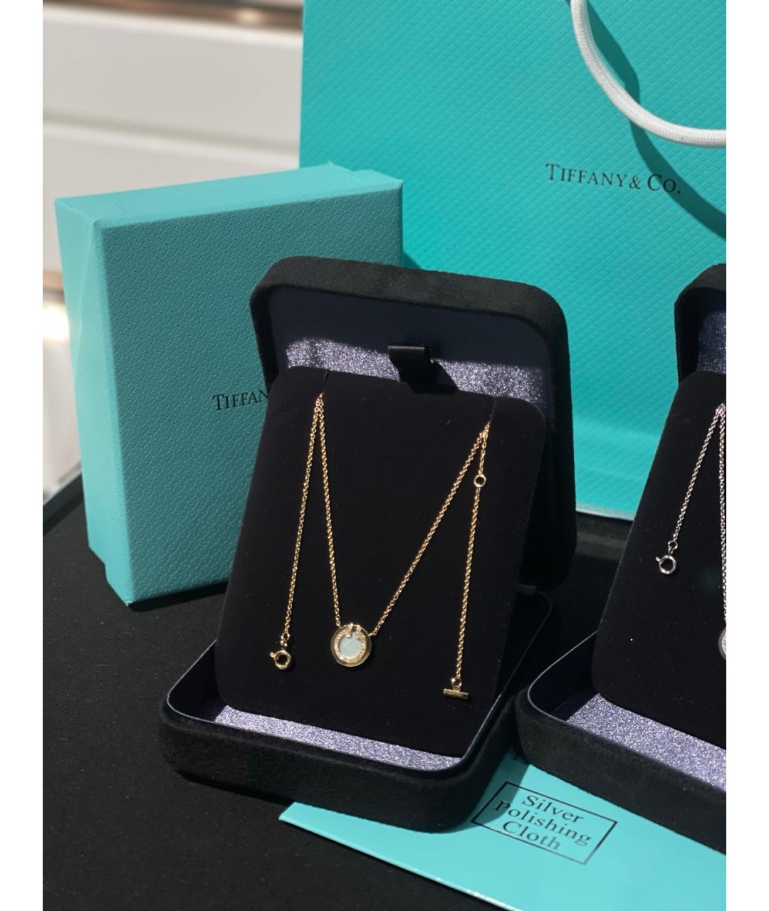 TIFFANY&CO Серебряное колье из белого золота, фото 8