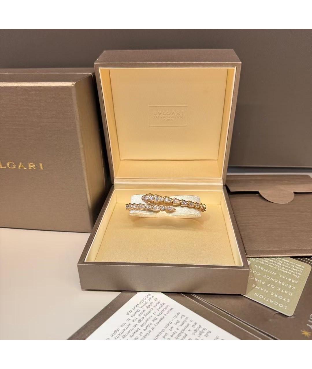 BVLGARI Золотой браслет из розового золота, фото 2