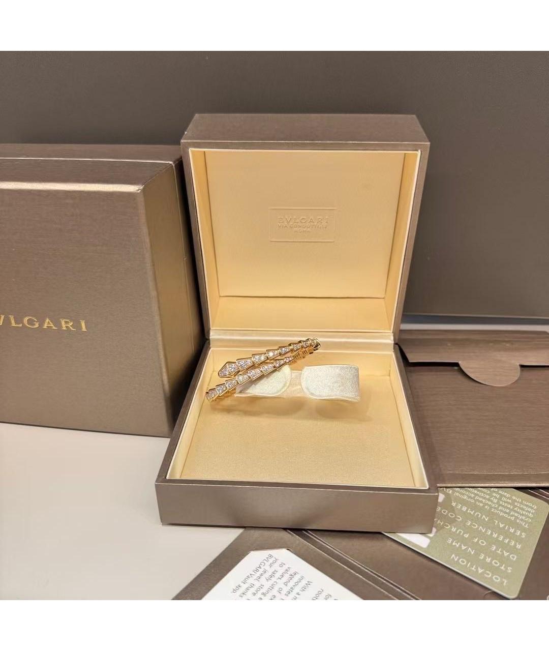 BVLGARI Золотой браслет из розового золота, фото 3