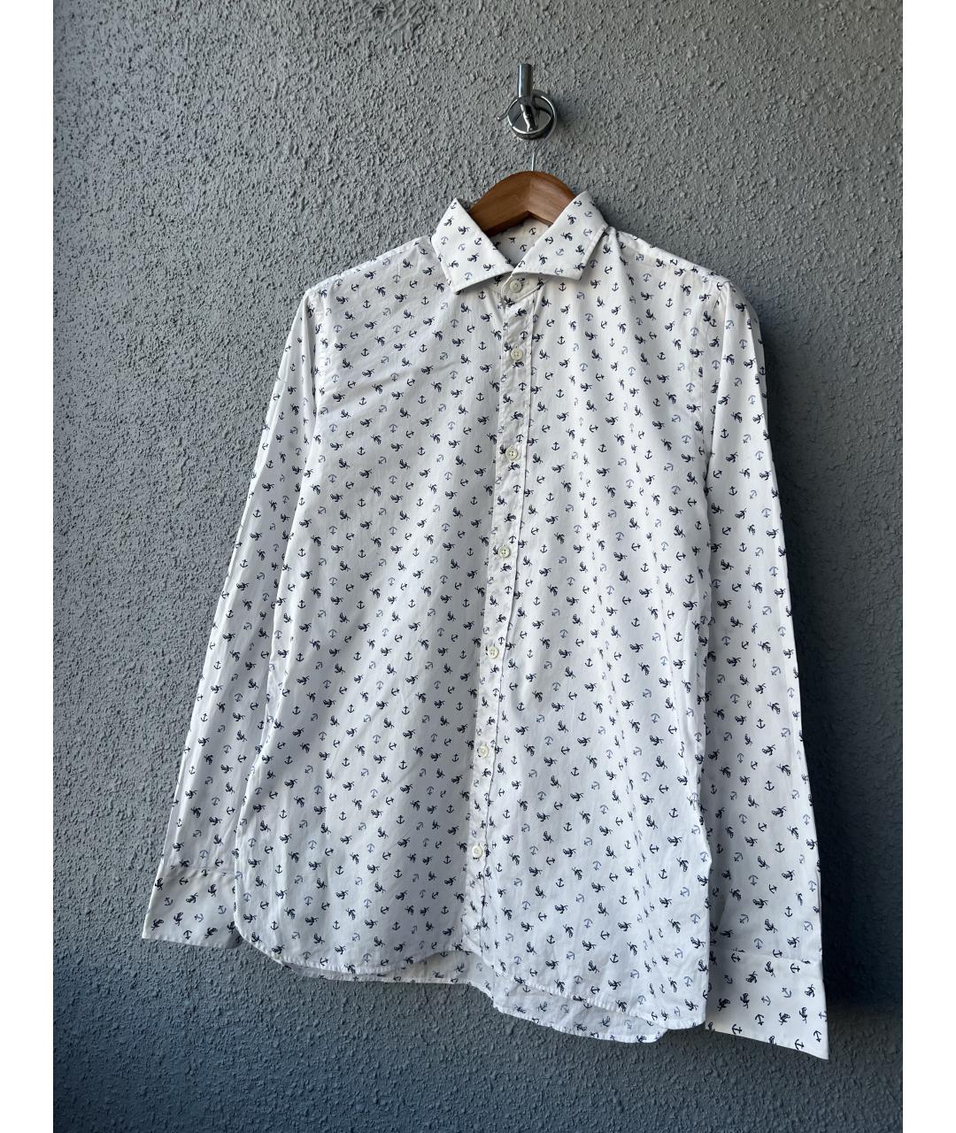 ZEGNA Белая хлопковая классическая рубашка, фото 2