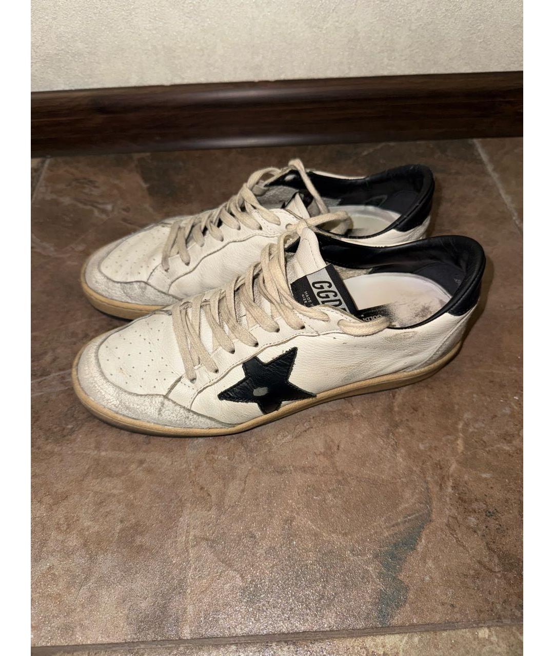 GOLDEN GOOSE DELUXE BRAND Кожаные кеды, фото 5