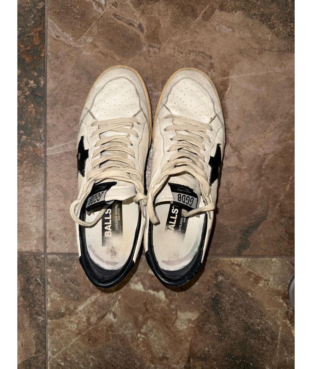 GOLDEN GOOSE DELUXE BRAND Кожаные кеды, фото 3