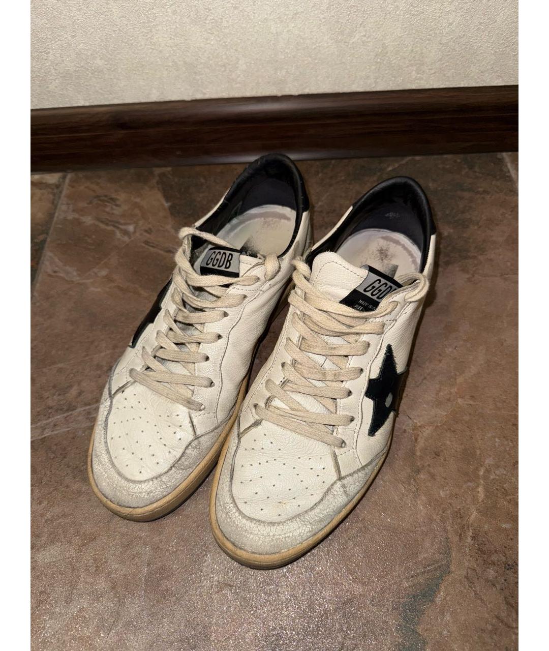 GOLDEN GOOSE DELUXE BRAND Кожаные кеды, фото 2