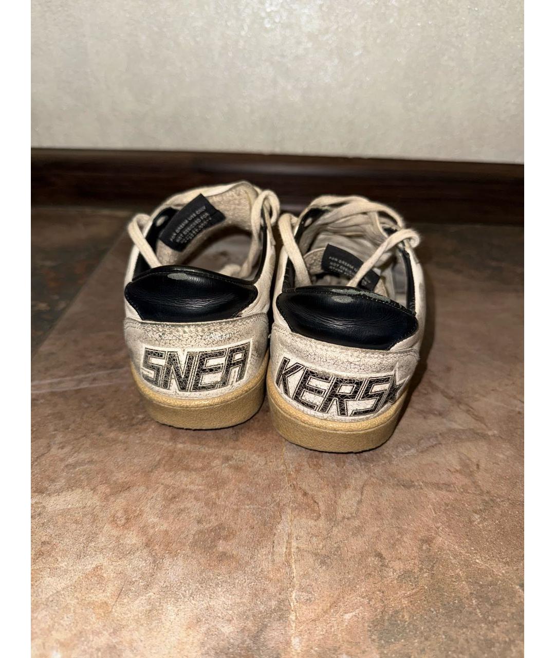 GOLDEN GOOSE DELUXE BRAND Кожаные кеды, фото 4