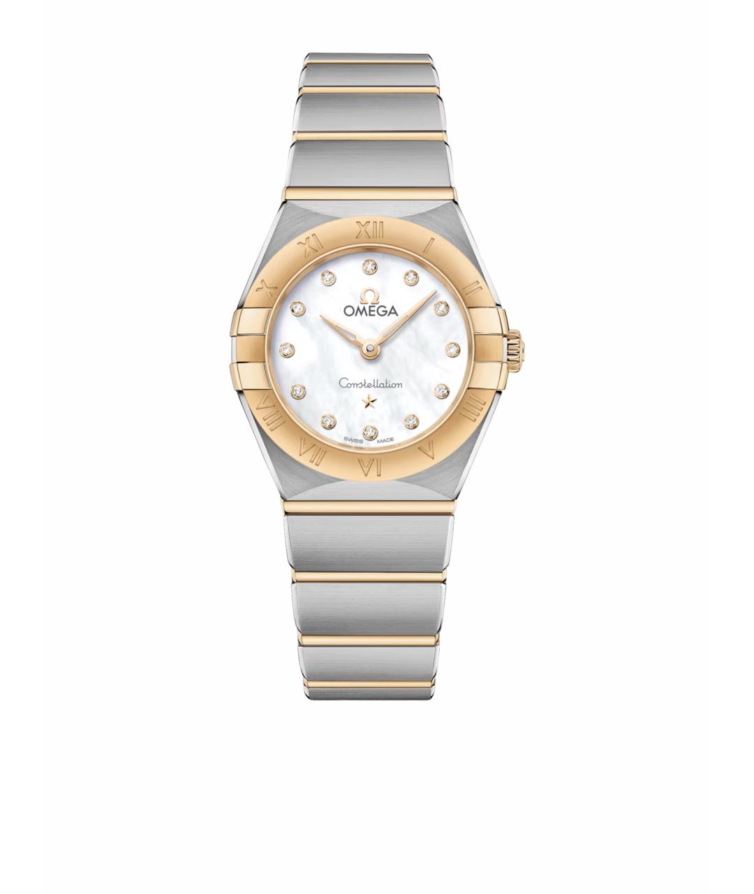 OMEGA Белые часы из розового золота, фото 1