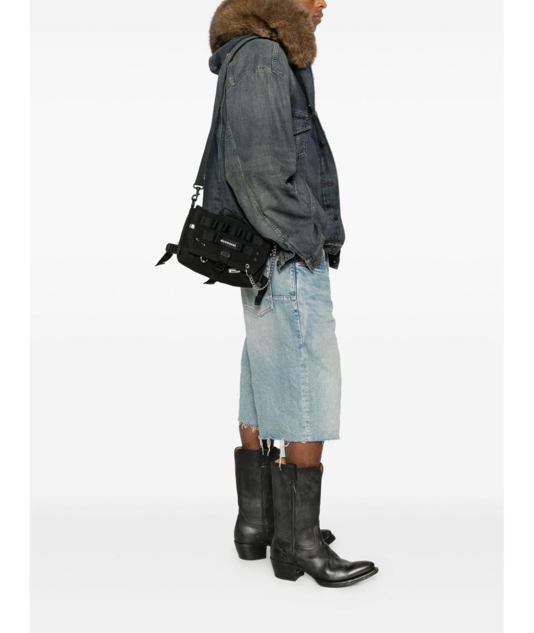 BALENCIAGA Черная сумка на плечо, фото 4
