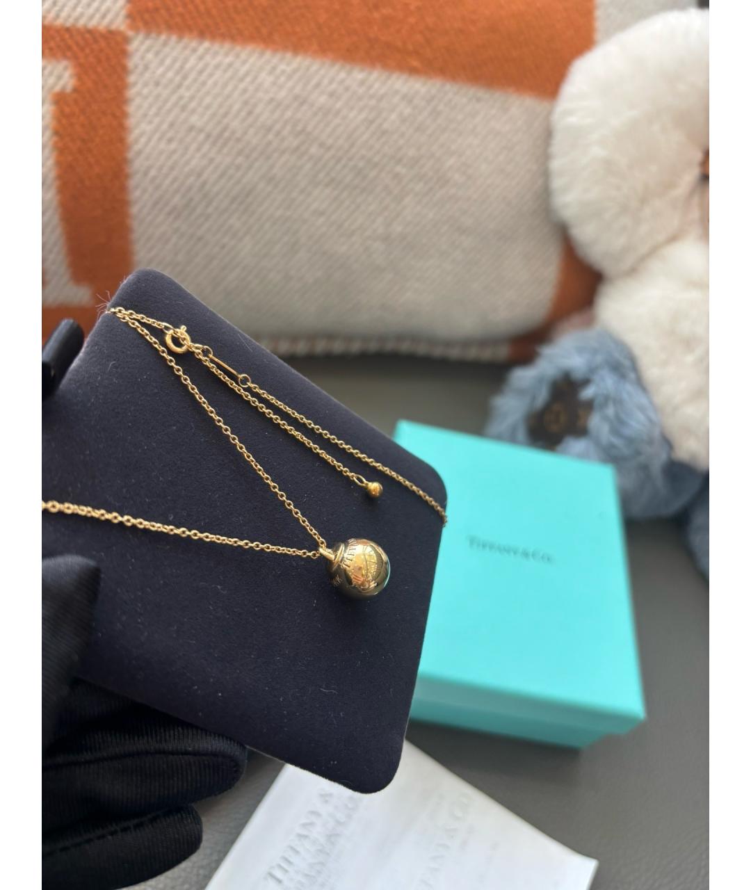 TIFFANY&CO Золотое колье из желтого золота, фото 4