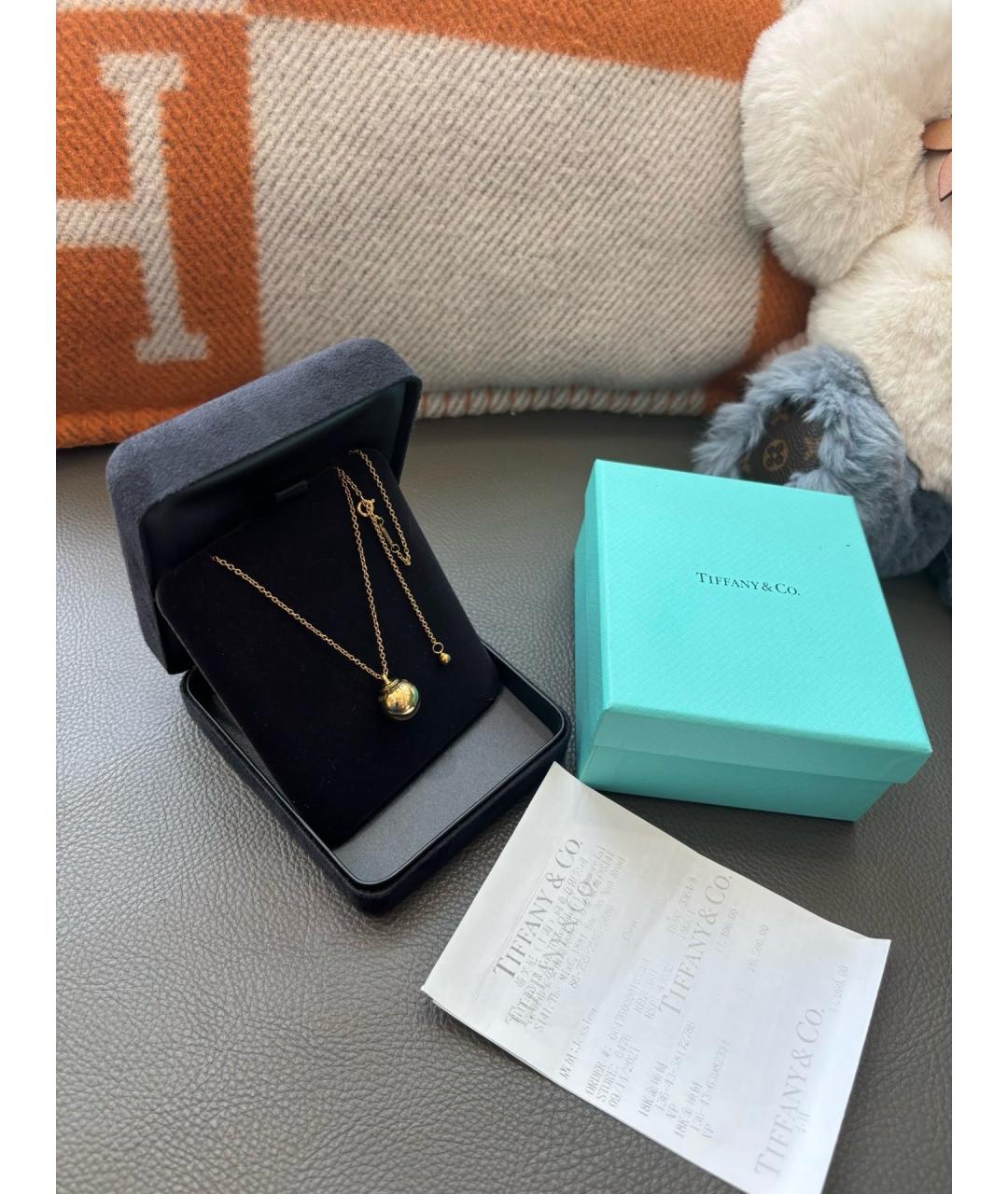TIFFANY&CO Золотое колье из желтого золота, фото 2