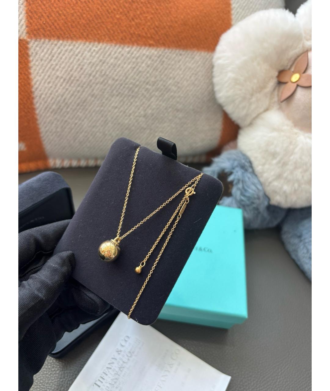 TIFFANY&CO Золотое колье из желтого золота, фото 3