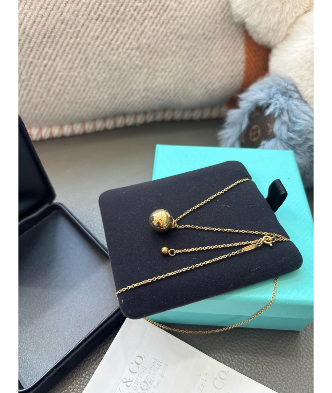 TIFFANY&CO Золотое колье из желтого золота, фото 6