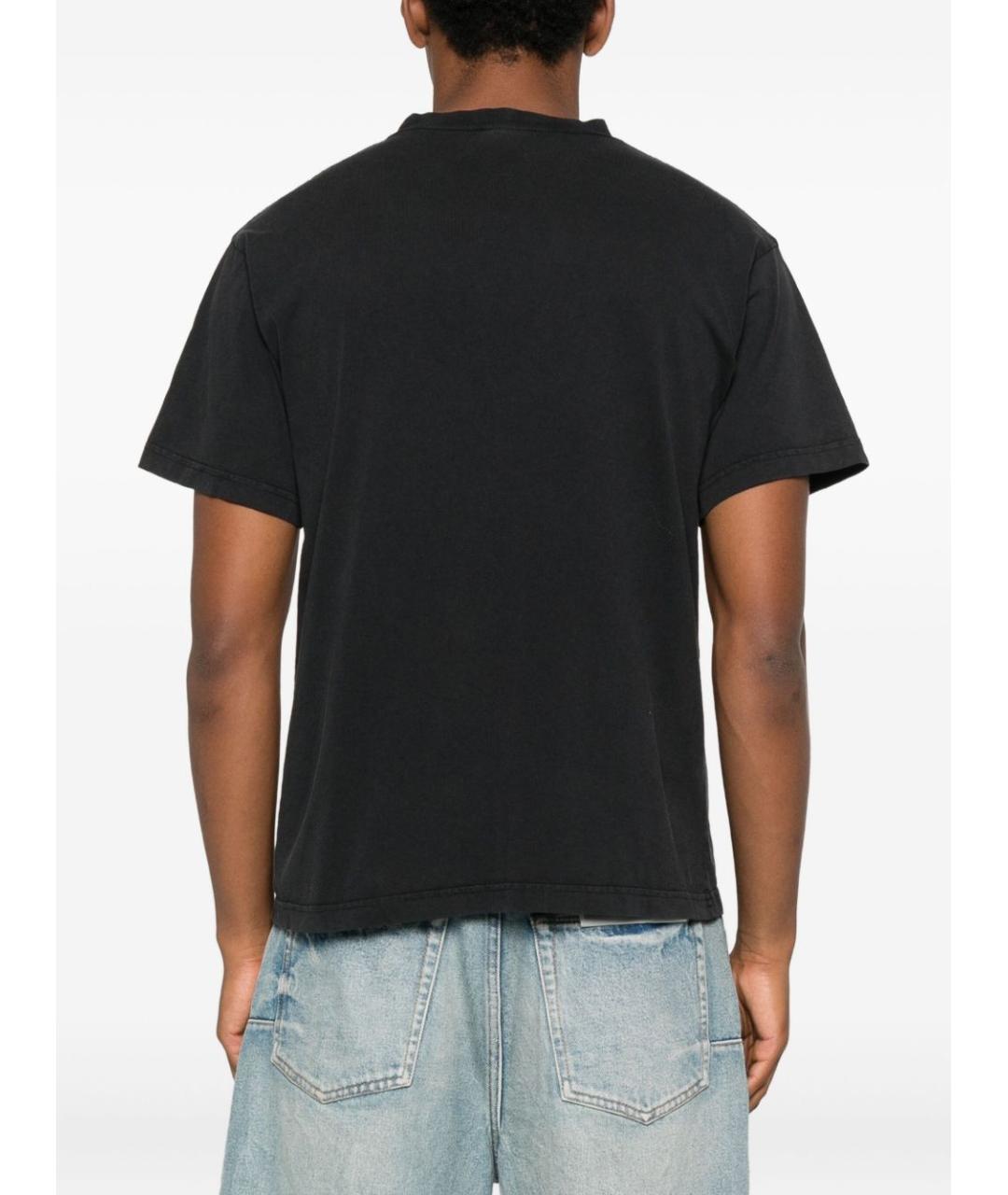 BALENCIAGA Черная футболка, фото 2
