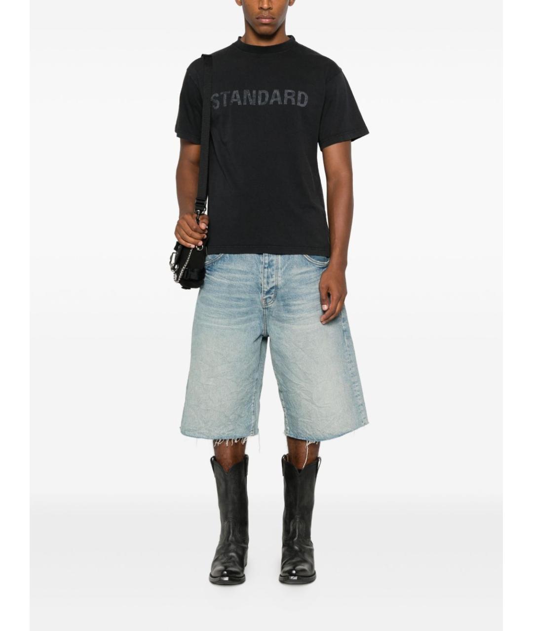 BALENCIAGA Черная футболка, фото 4