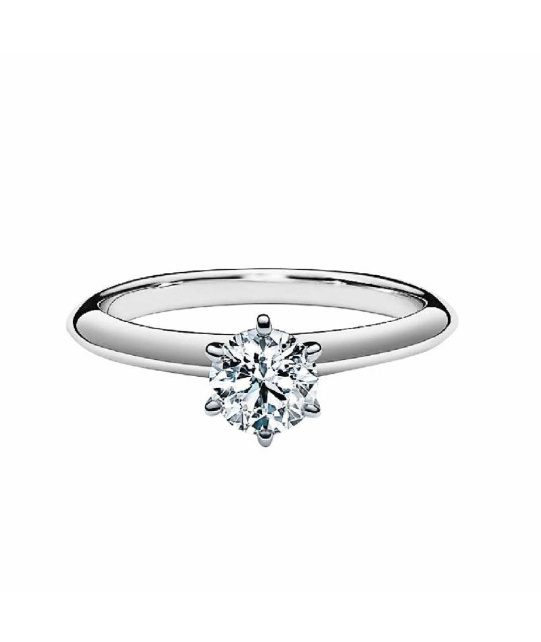 TIFFANY&CO Серебряное платиновое кольцо, фото 1
