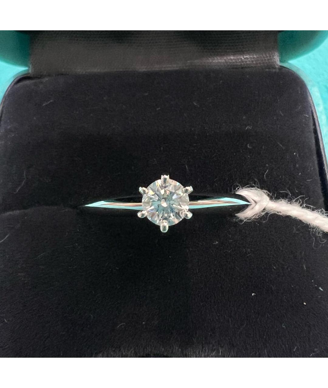 TIFFANY&CO Серебряное платиновое кольцо, фото 3