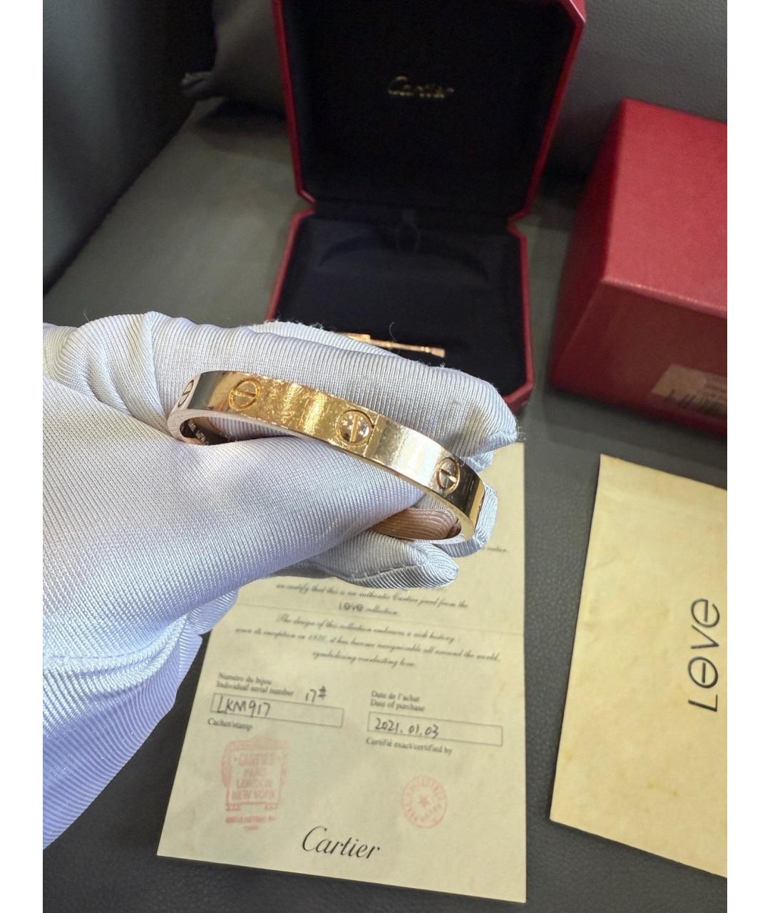 CARTIER Золотой браслет из розового золота, фото 5