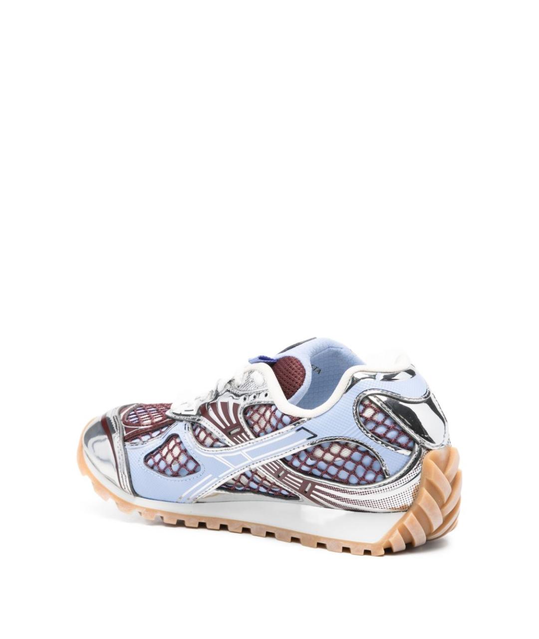 BOTTEGA VENETA Голубые синтетические кроссовки, фото 4