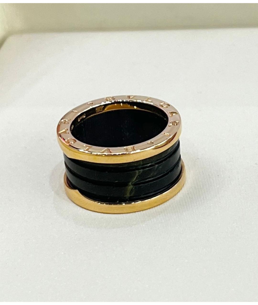 BVLGARI Зеленые позолоченное кольцо, фото 4