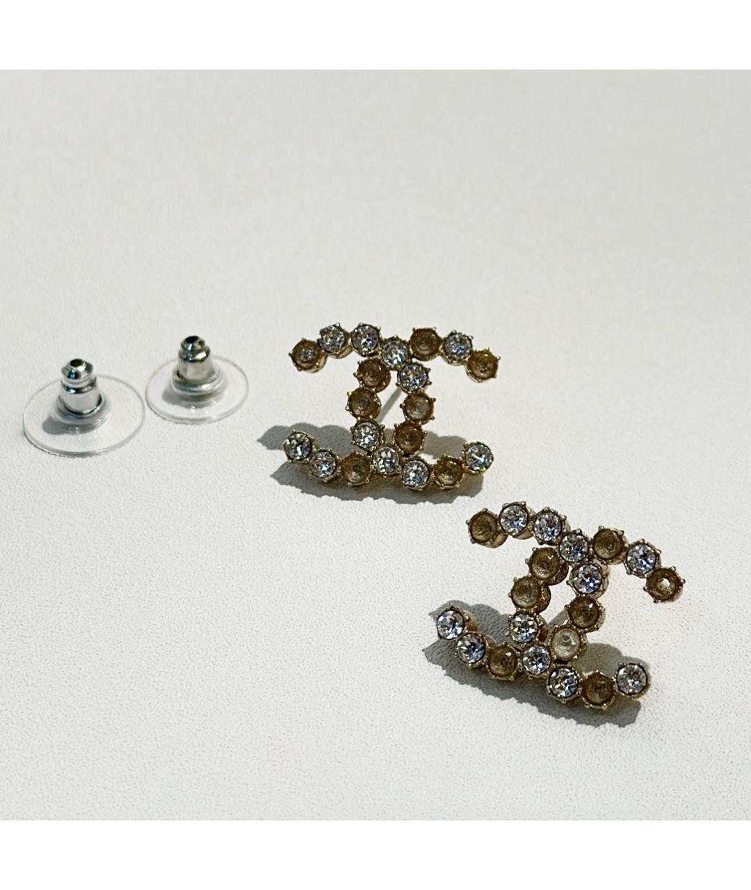 CHANEL Белые серьги, фото 3