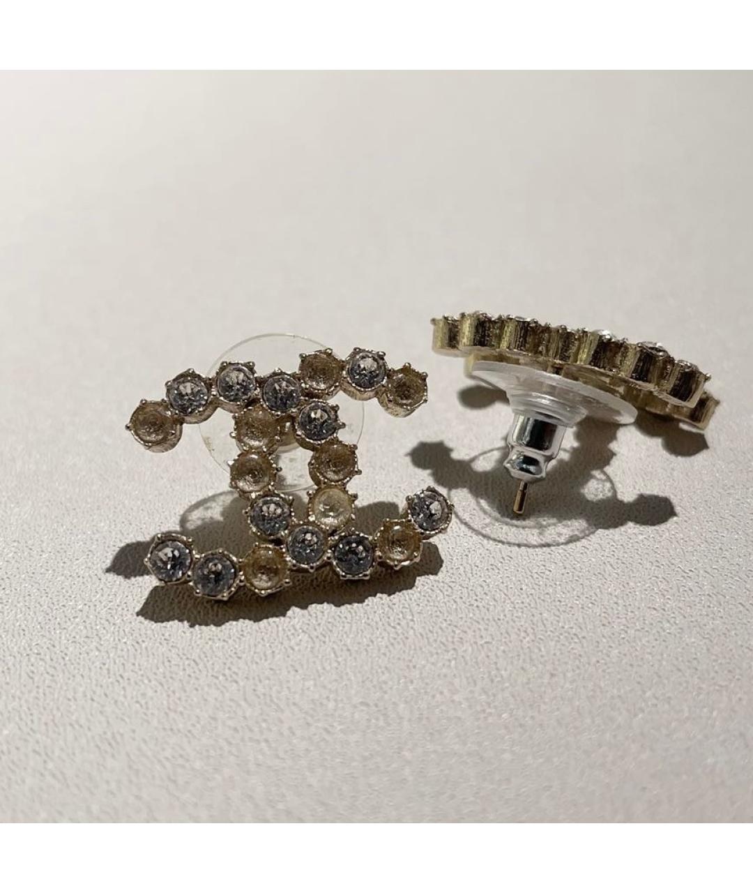 CHANEL Белые серьги, фото 2