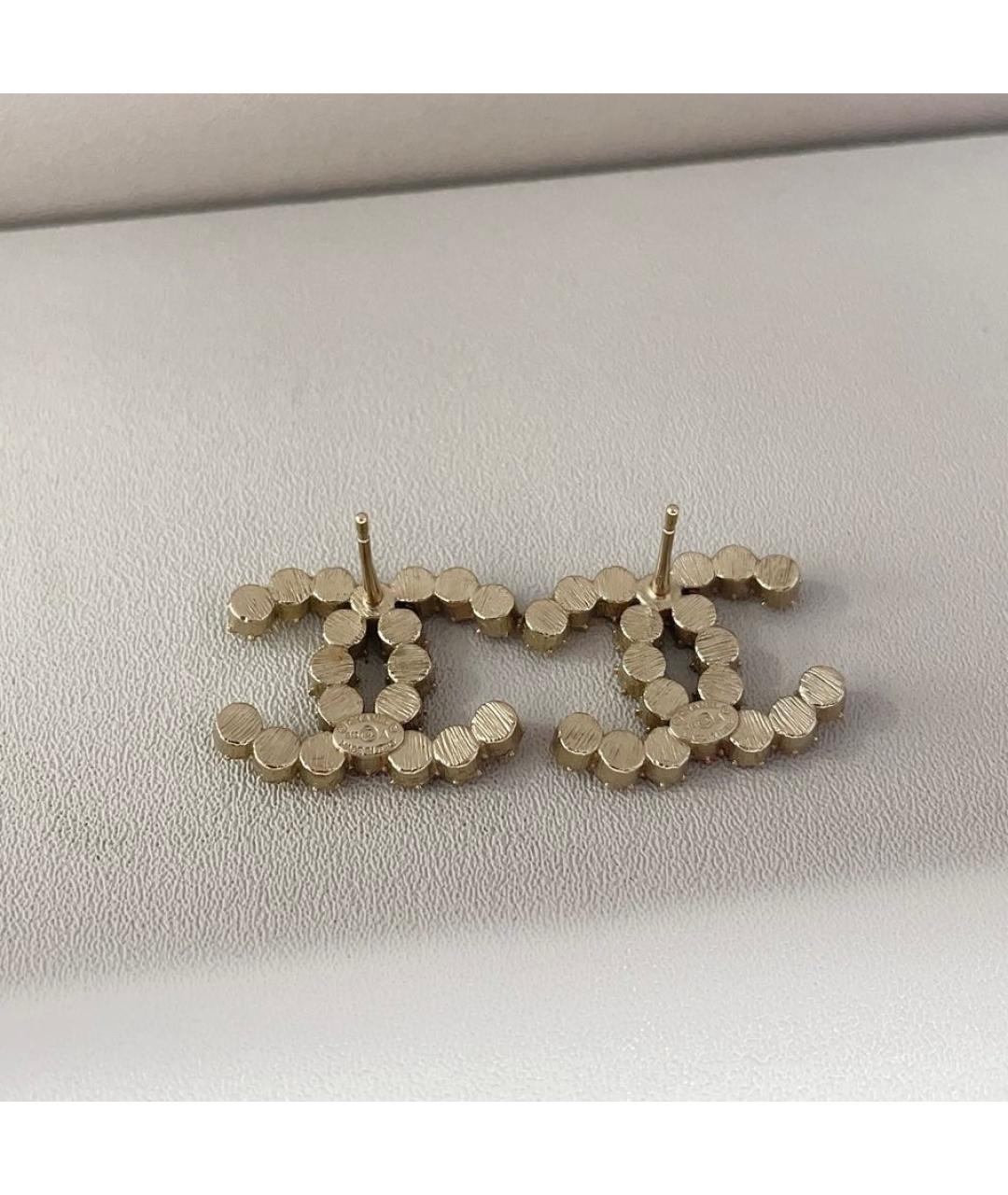 CHANEL Белые серьги, фото 5