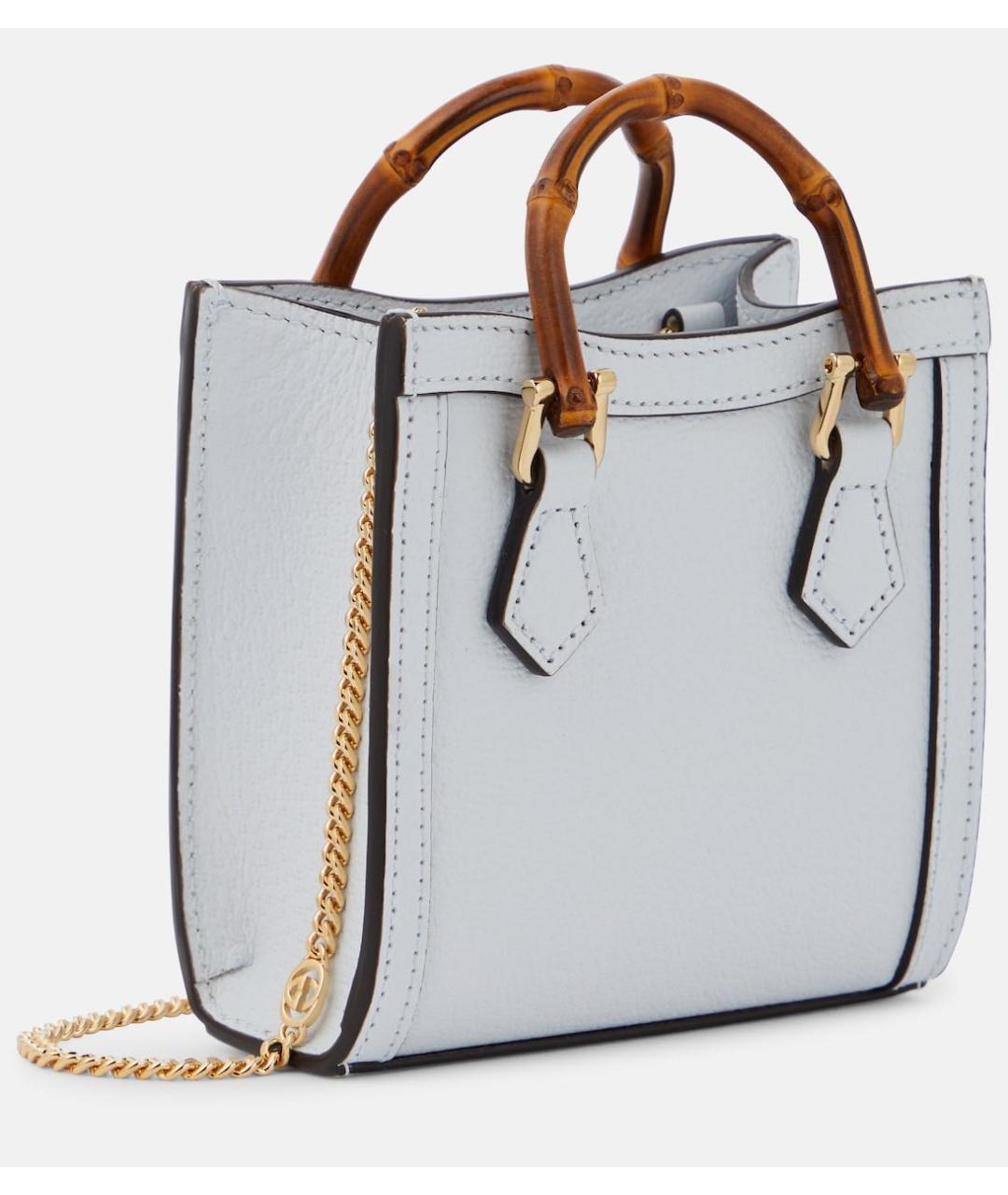 GUCCI Бежевая кожаная сумка тоут, фото 3