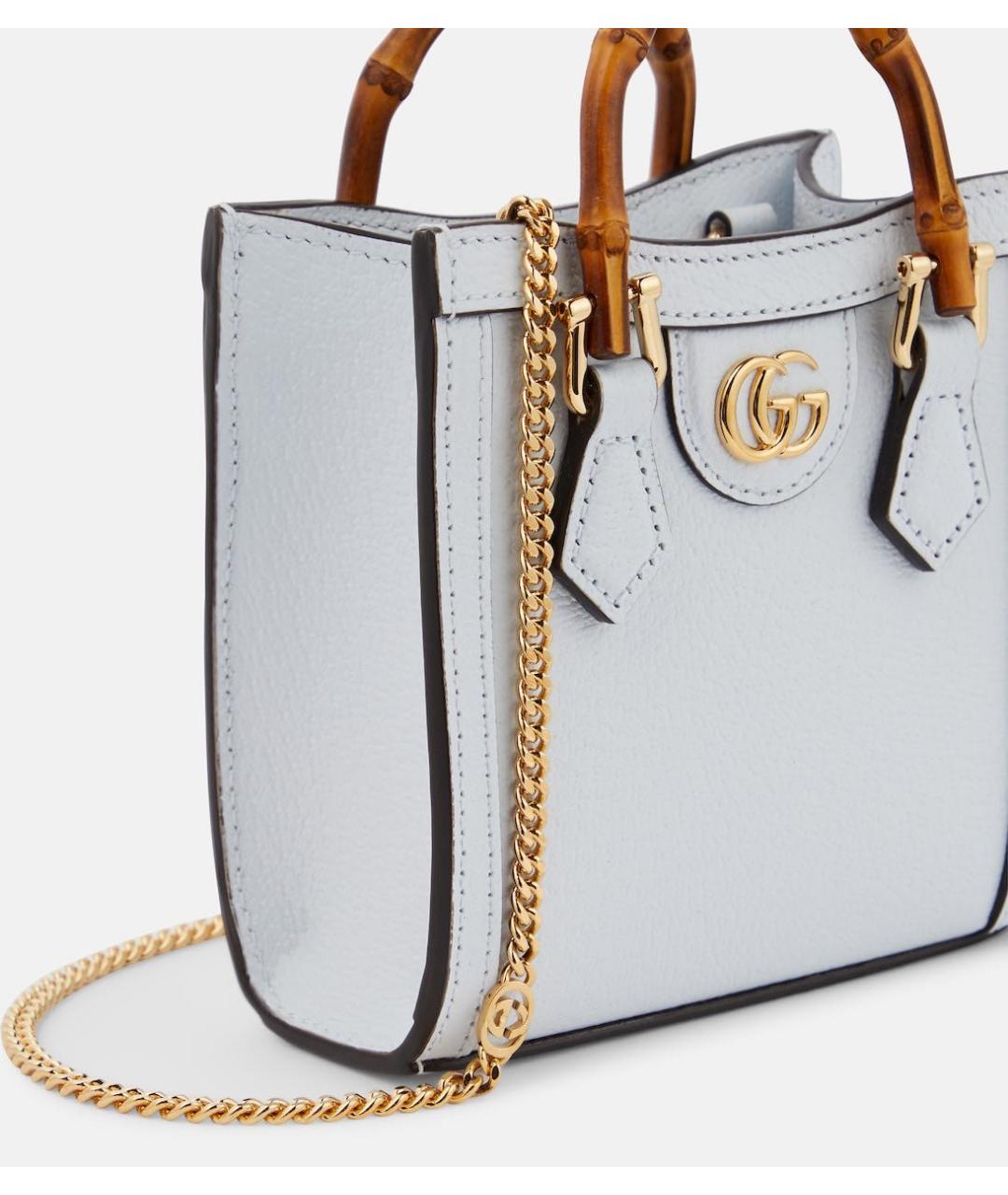 GUCCI Бежевая кожаная сумка тоут, фото 2