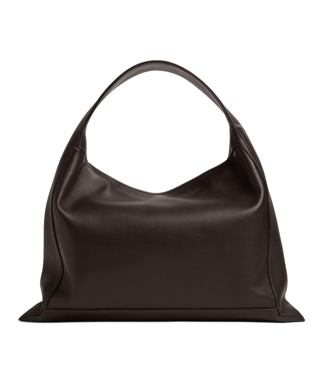 BOTTEGA VENETA Черная кожаная сумка с короткими ручками, фото 3