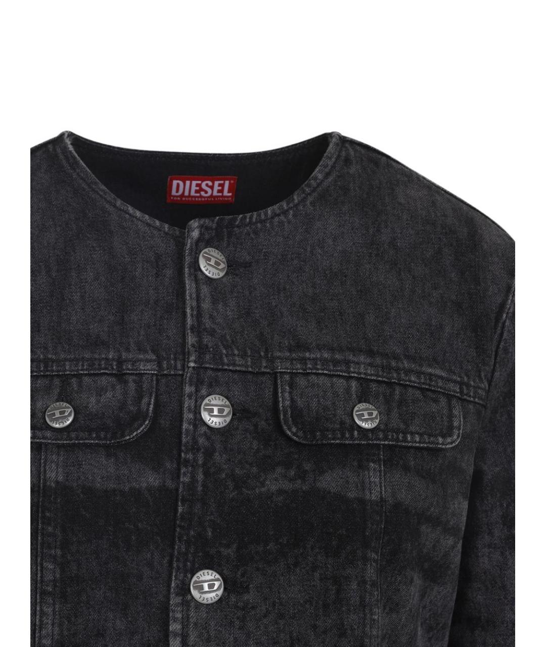 DIESEL Черная куртка, фото 4