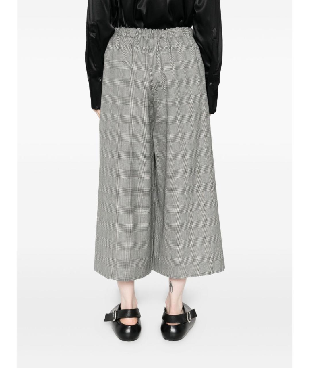 COMME DES GARÇONS Серые прямые брюки, фото 5