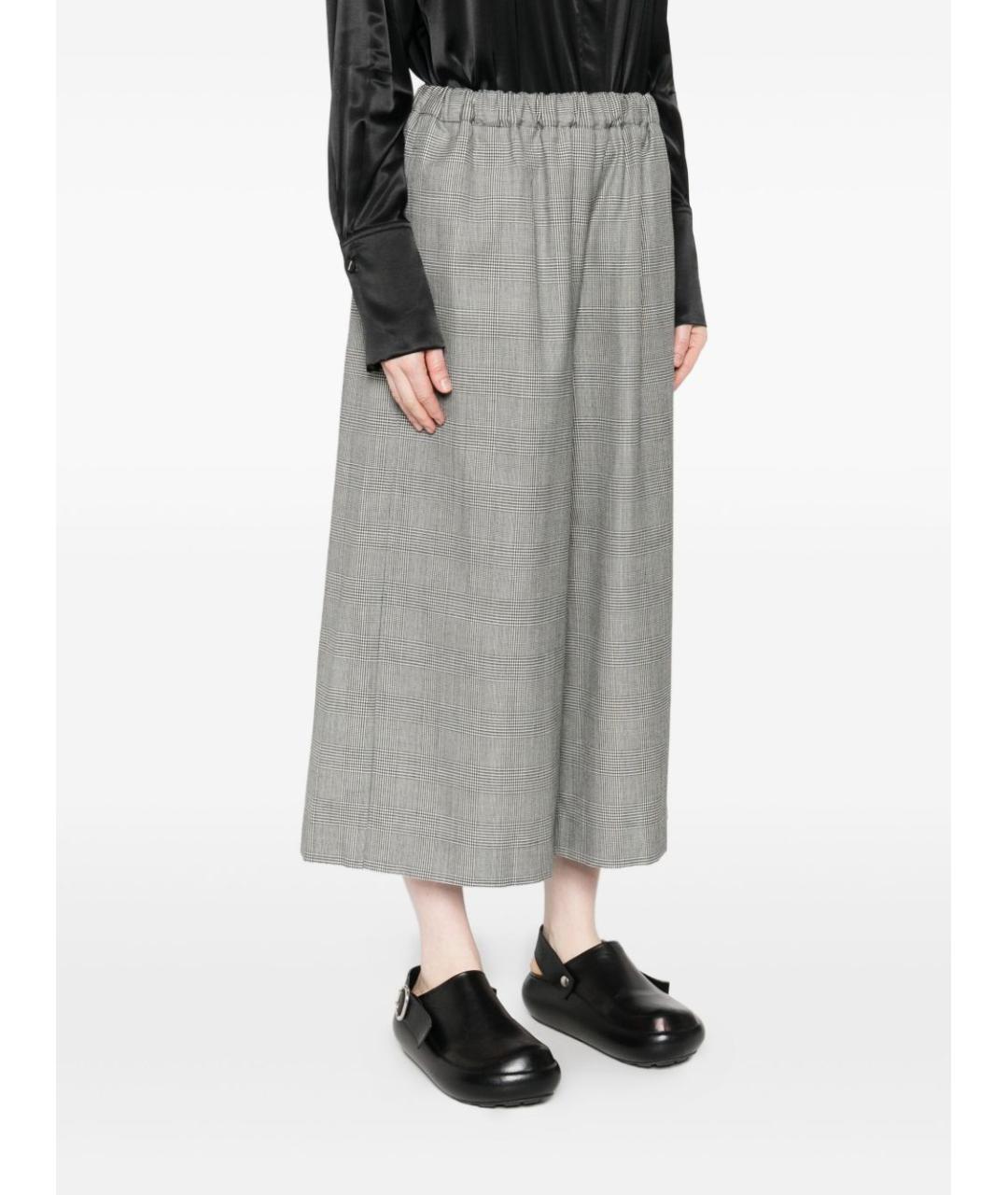 COMME DES GARÇONS Серые прямые брюки, фото 2