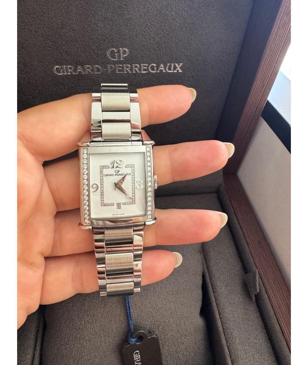 GIRARD PERREGAUX Серебряные часы, фото 2