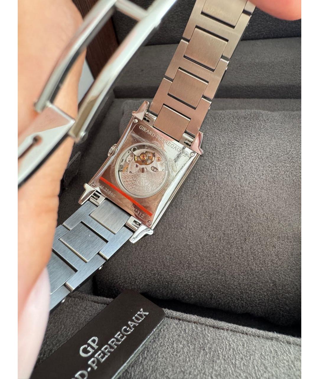 GIRARD PERREGAUX Серебряные часы, фото 3