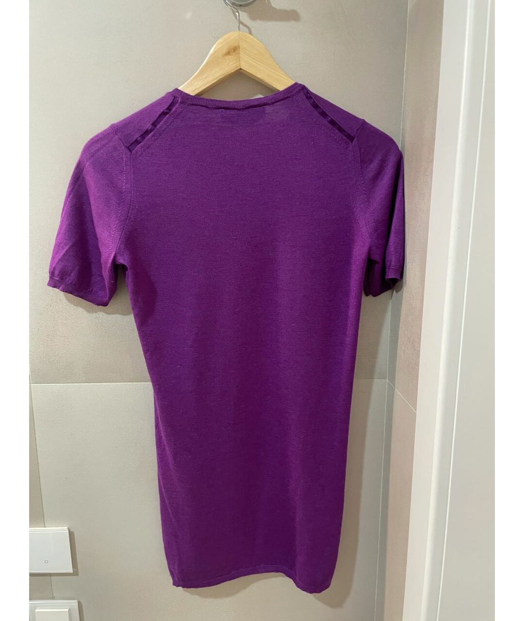 YVES SAINT LAURENT VINTAGE Фиолетовый кашемировый джемпер / свитер, фото 2