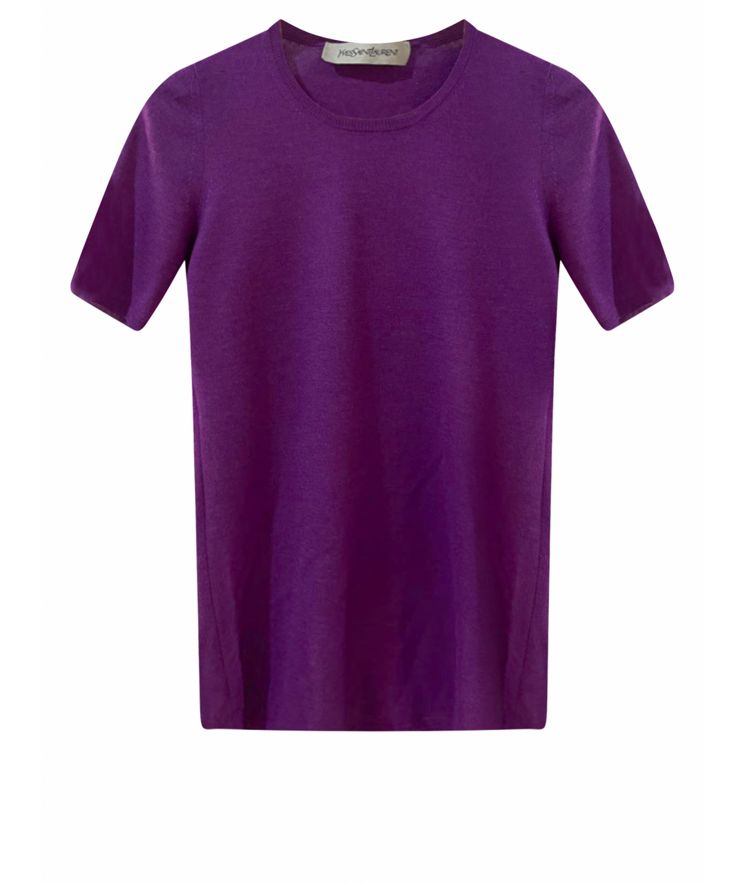 YVES SAINT LAURENT VINTAGE Фиолетовый кашемировый джемпер / свитер, фото 1