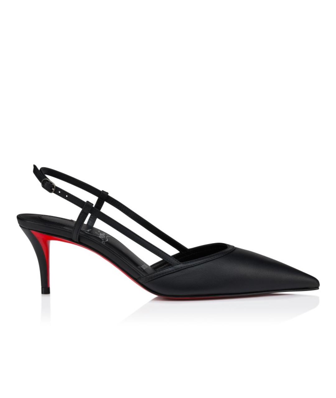 CHRISTIAN LOUBOUTIN Черные мюли, фото 1