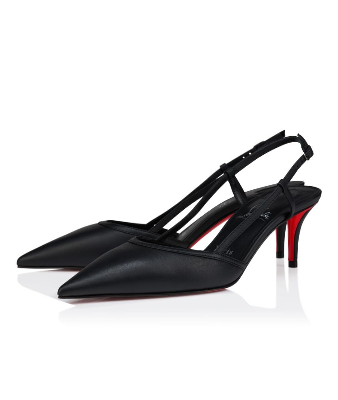 CHRISTIAN LOUBOUTIN Черные мюли, фото 2