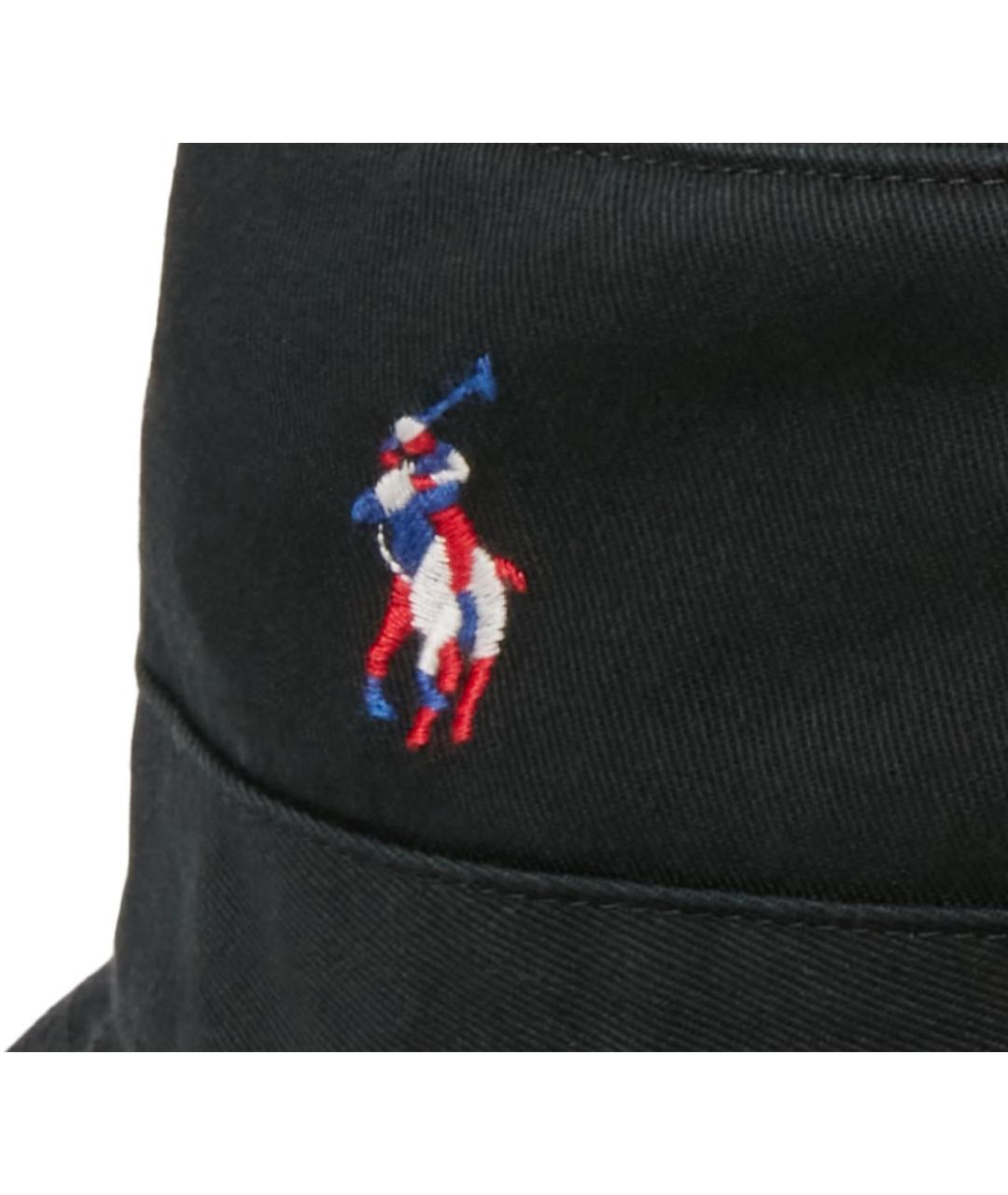POLO RALPH LAUREN Черная хлопковая панама, фото 3