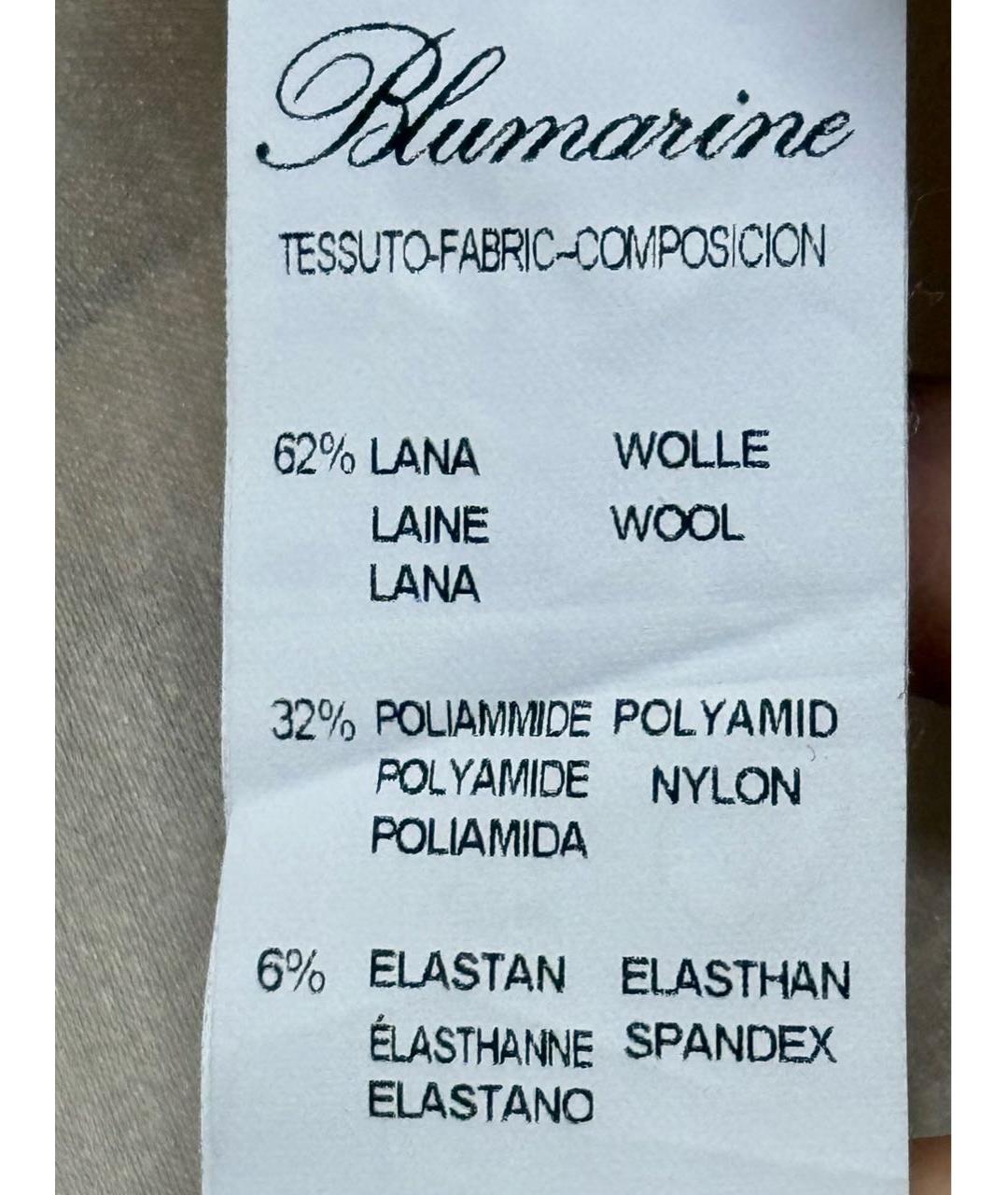 BLUMARINE Голубое шерстяное платье, фото 5