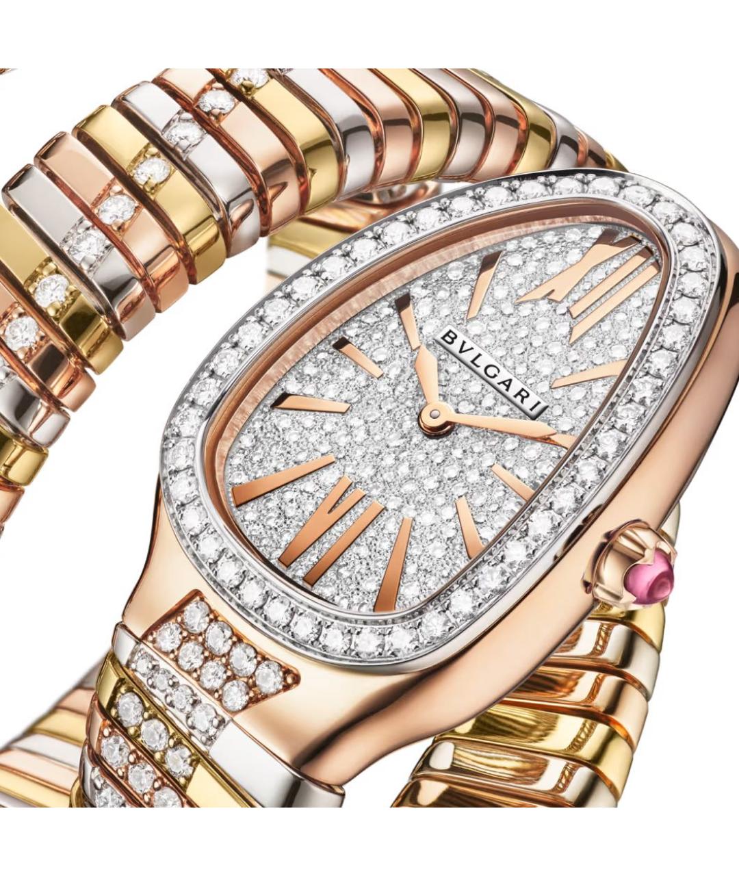 BVLGARI Золотые часы, фото 2