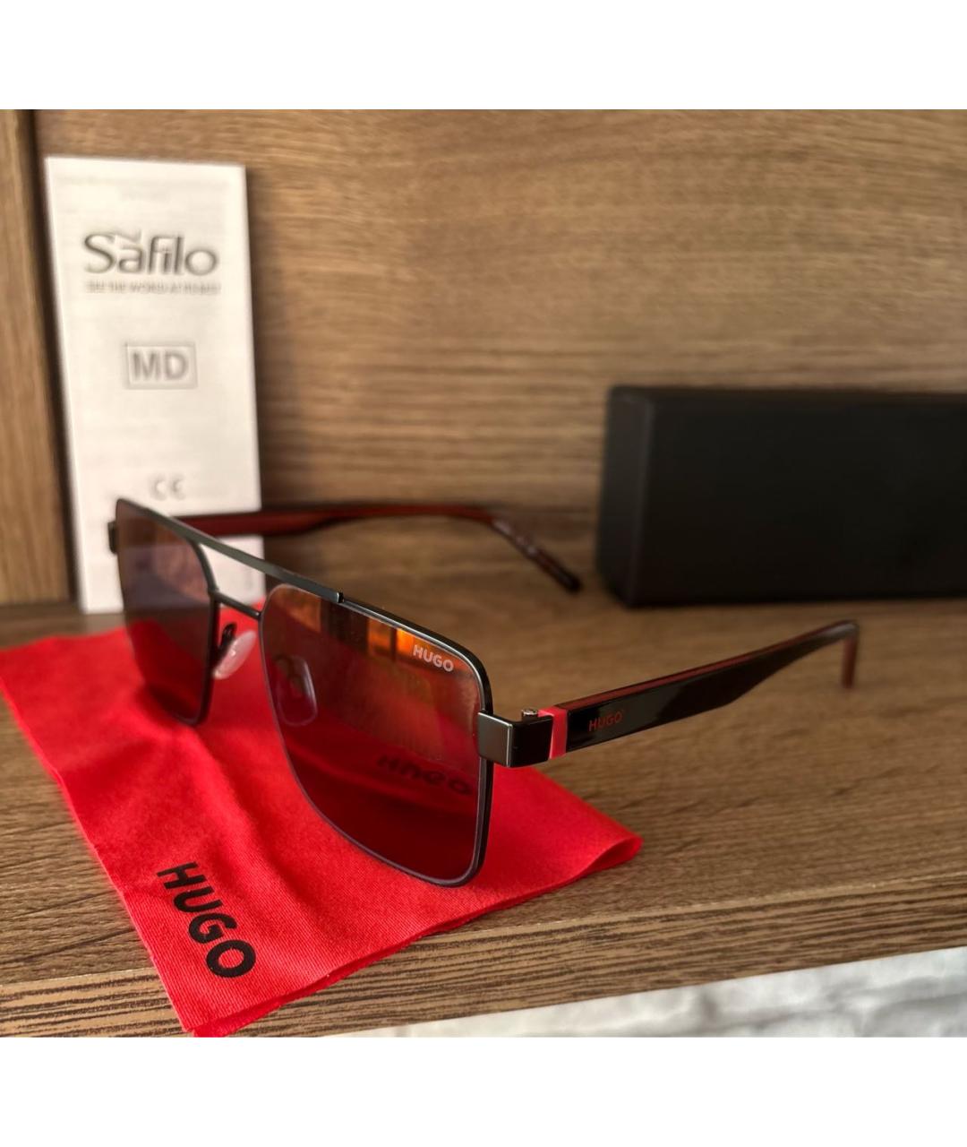 HUGO BOSS Черные солнцезащитные очки, фото 5