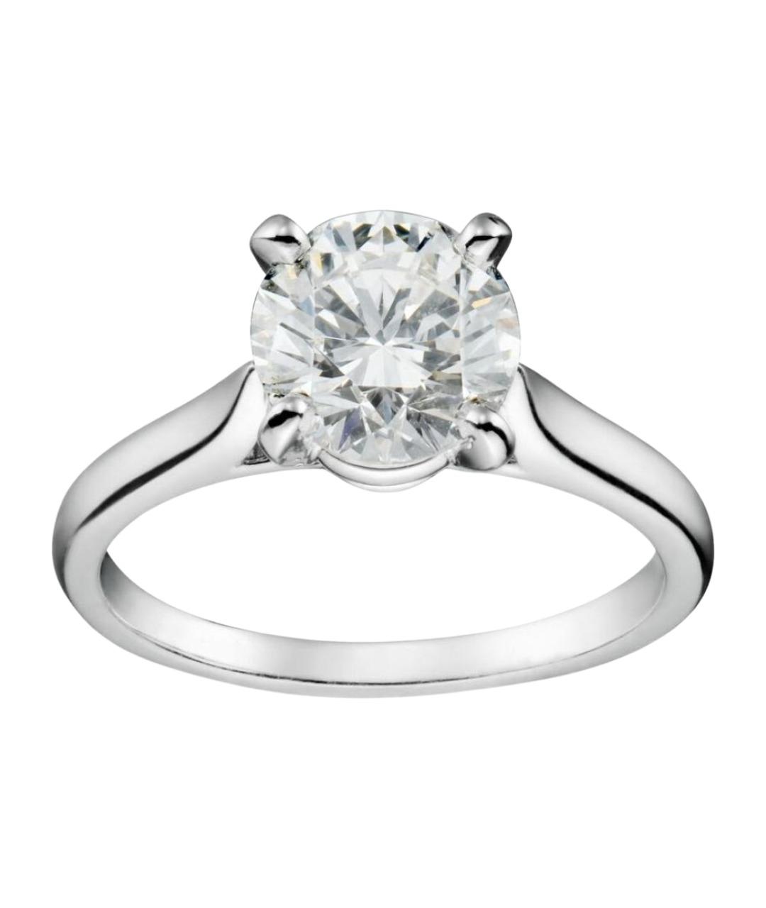 CARTIER Белое платиновое кольцо, фото 1