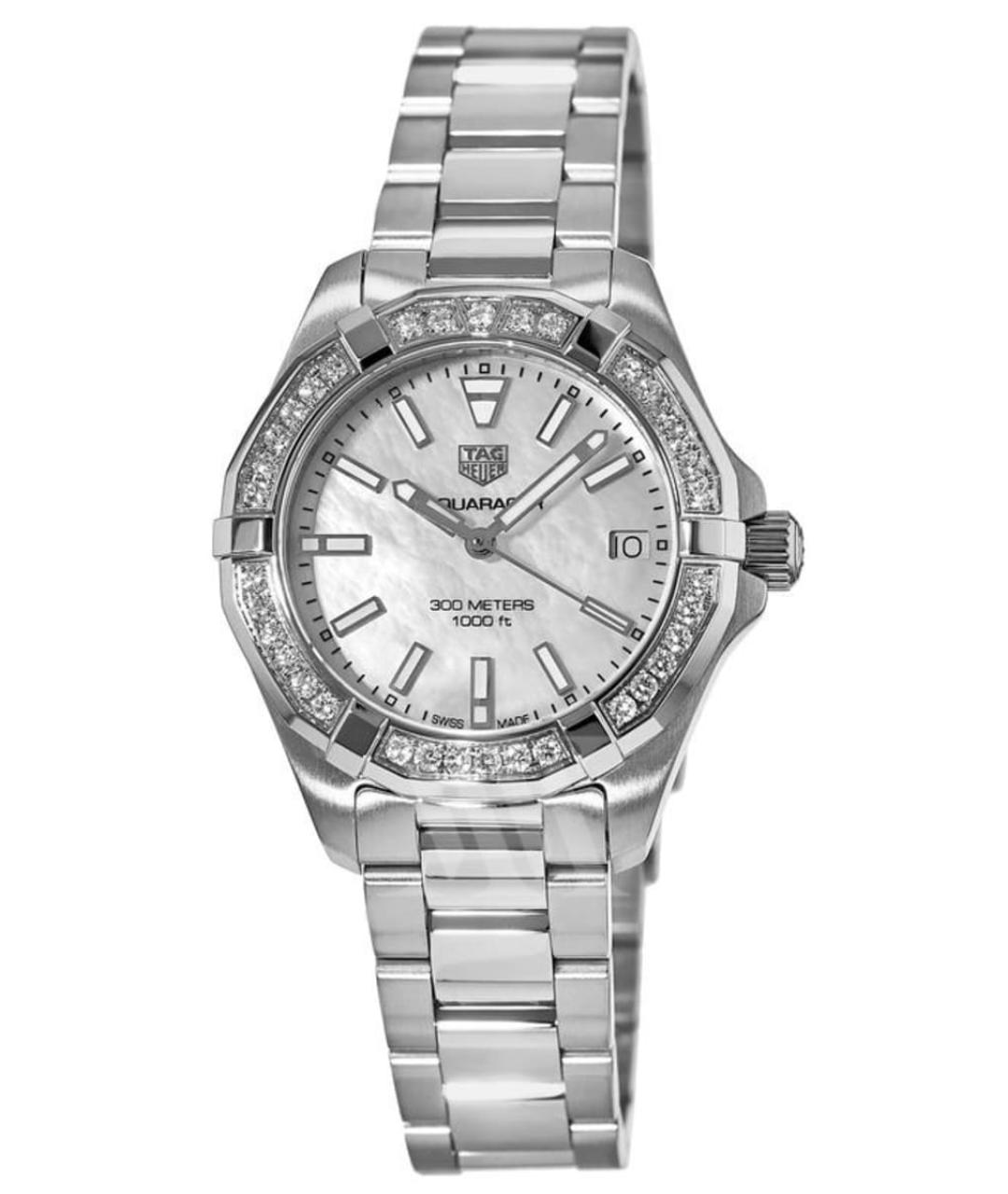TAG HEUER Серебряные металлические часы, фото 1