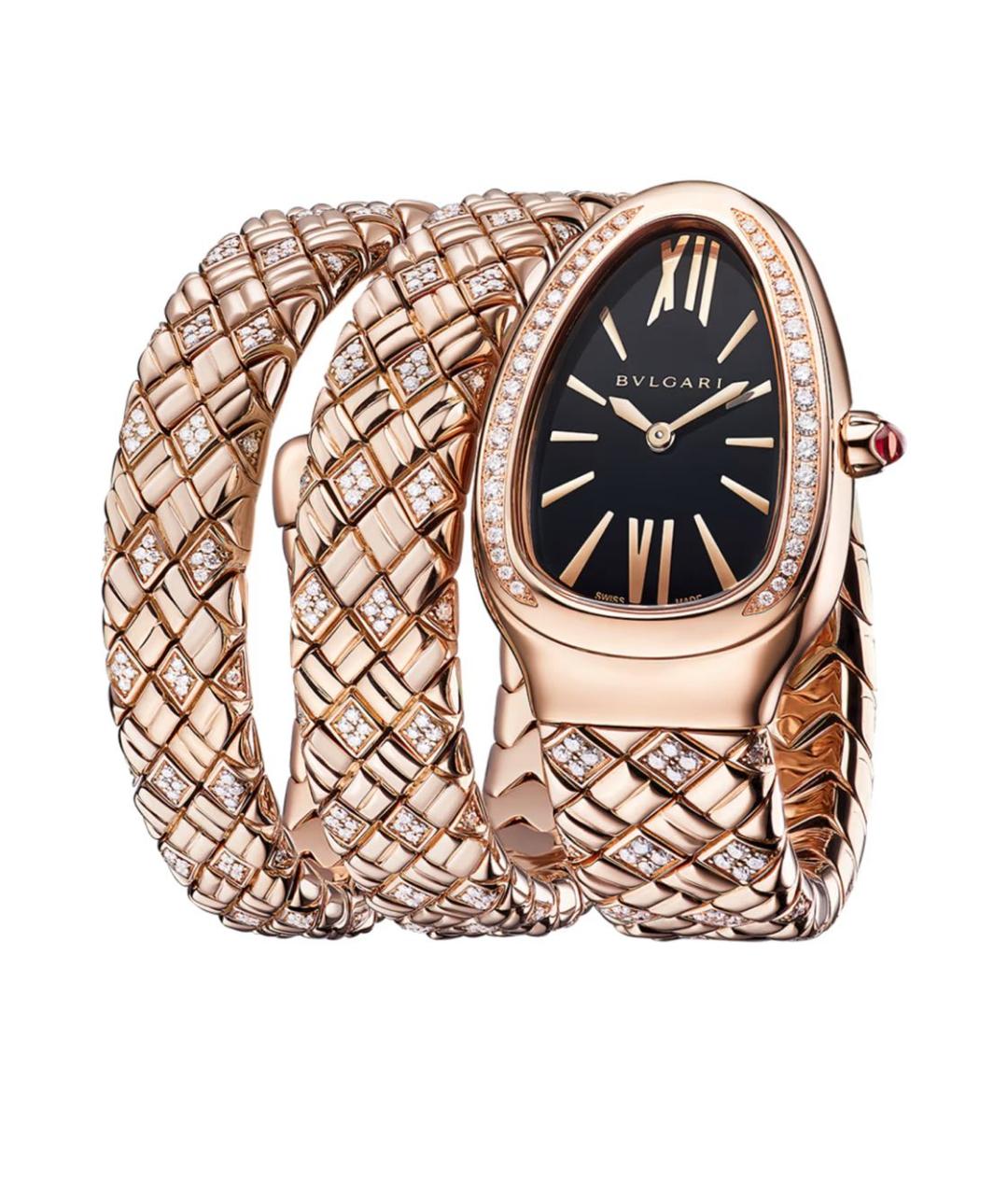 BVLGARI Золотые часы, фото 2