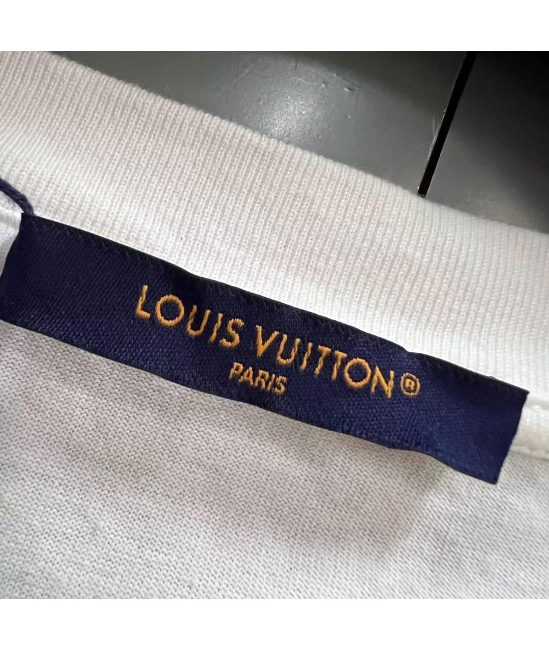 LOUIS VUITTON Белая футболка, фото 4